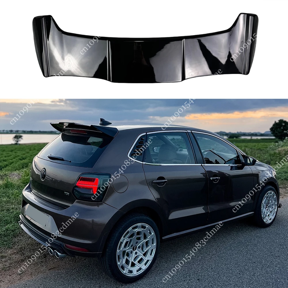 Bat man Style Rear Spoiler For Volkswagen POLO MK5 6R 6C Standard 2010-2017 Rear Trunk Roof Wing Lip Boot Cap Splitter Body Kit