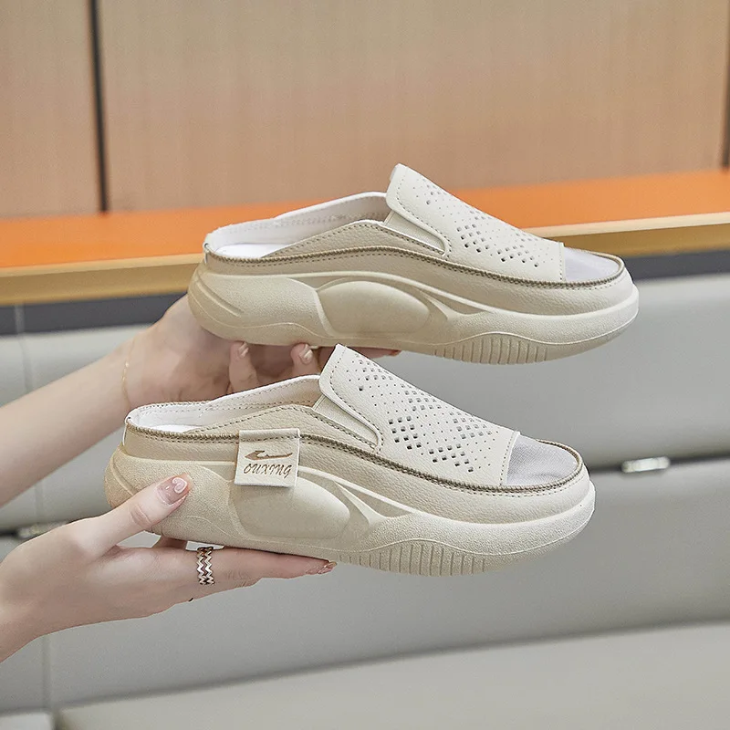 Sports Shoes Woman Summer 2023 New In Casual Slip-on Sneakers Fashion Hollow Breathable Loafers Women Running Shoes Footwear