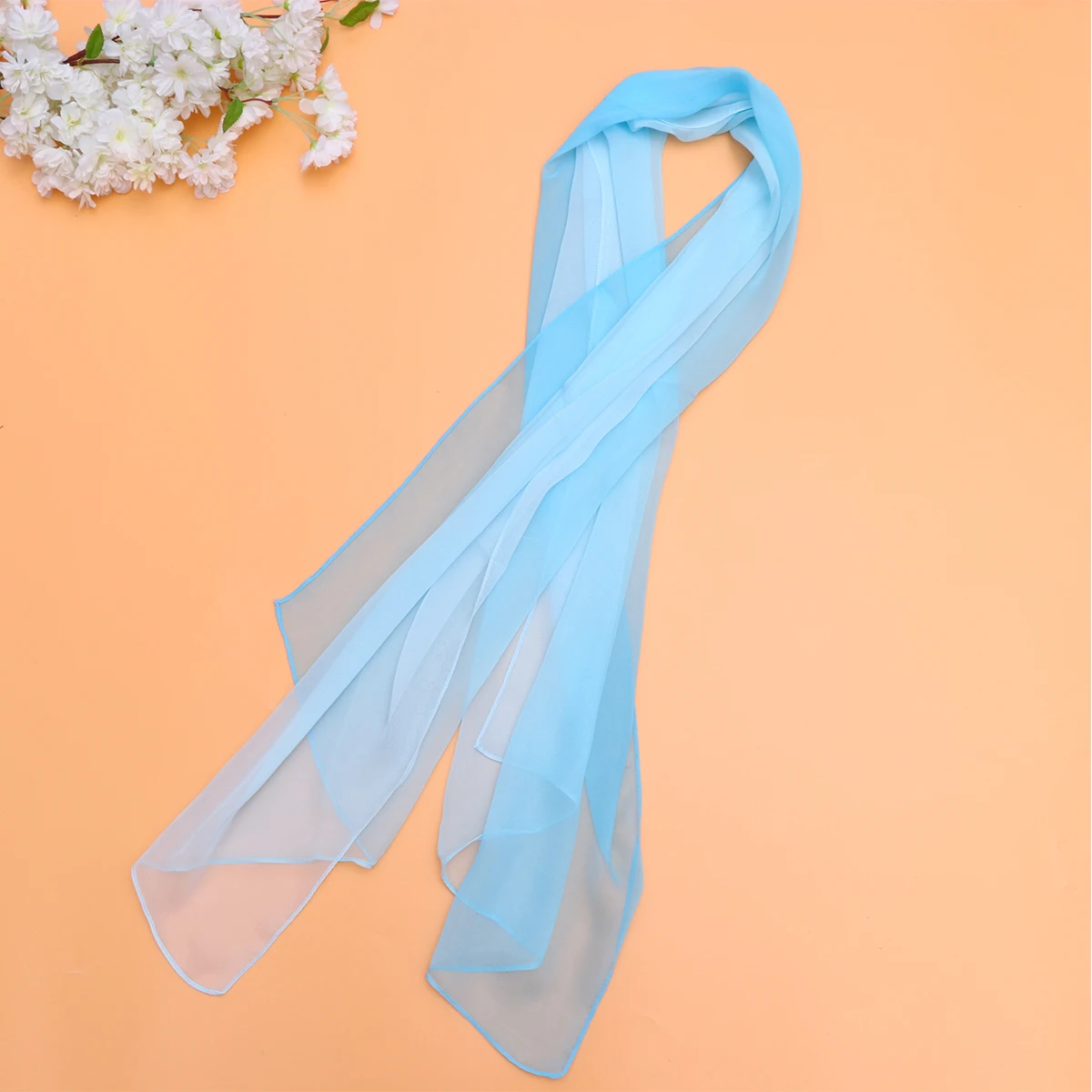 

1pc Gradient Scarf Elegant Muffler Stylish Cape Cappa Tippet Sprayproof Shawl Soft Comfortable Eco-Friendly Summer
