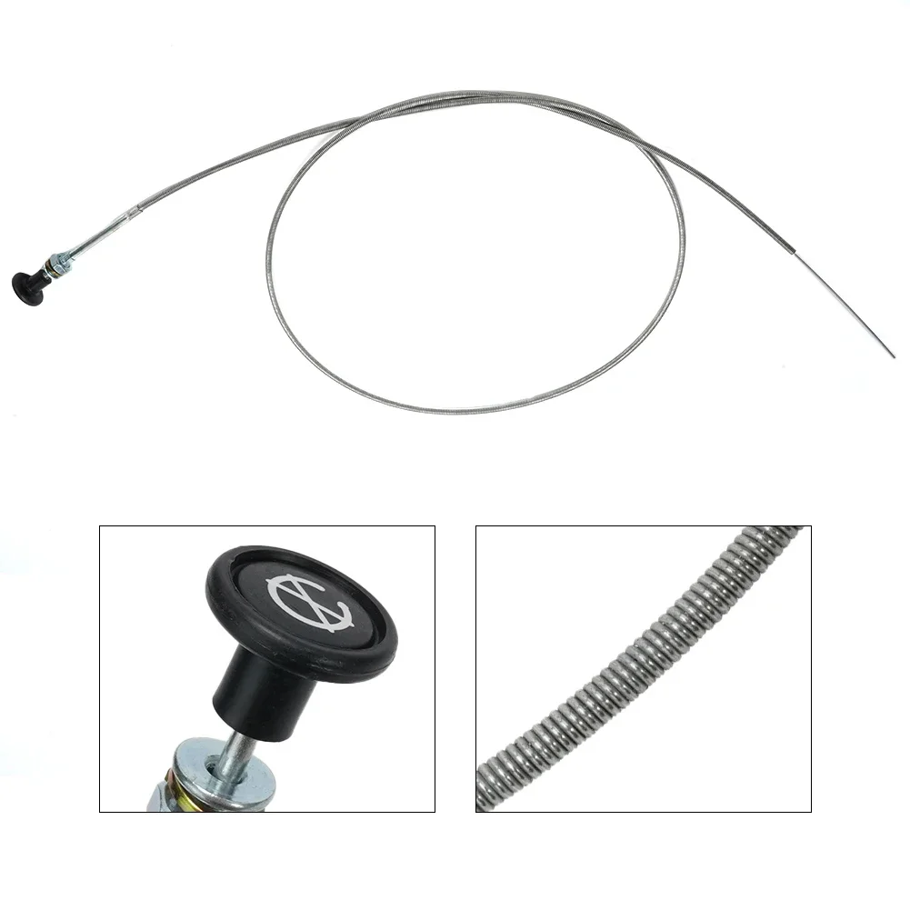 Imagem -03 - Universal Bowden Cabo Push Pull Choke Pull Gás Stroke Resistente e Durável de Alta Resistência 50 mm 160 cm