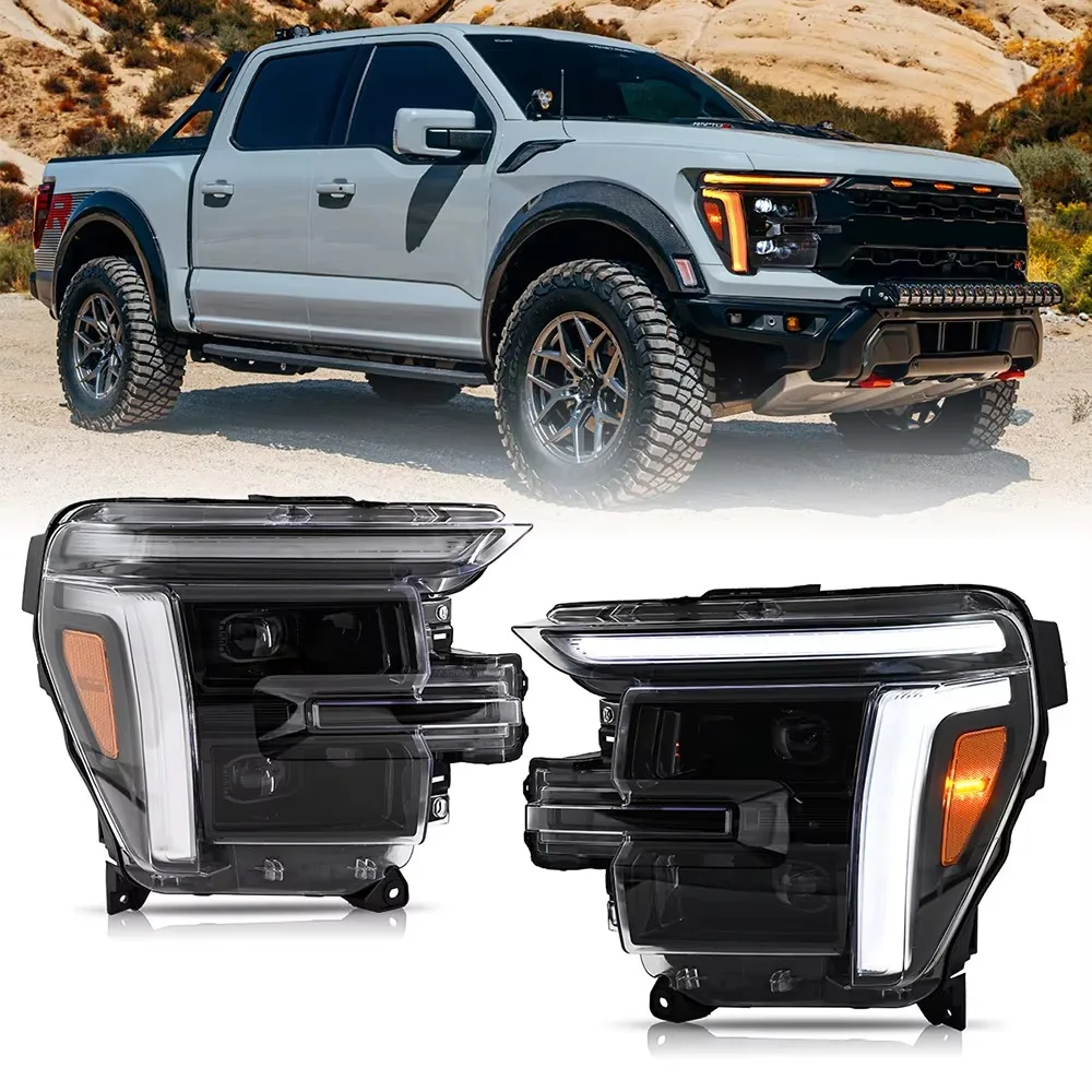 Hot Sales LED Headlights Super Bright for F150 2024-2026 Head Lamp High-end Lariat King Ranch Platinum Raptor Headlights