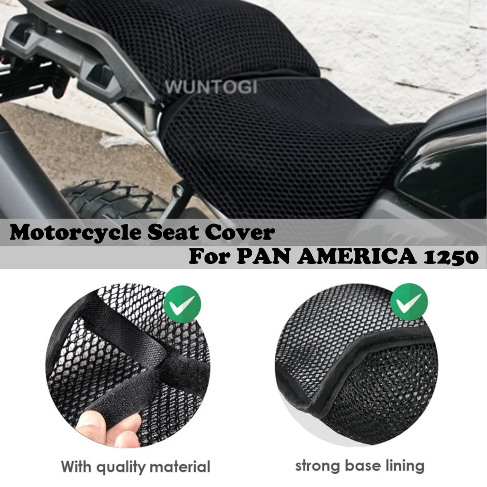 

Pan America 1250 Accessories 3D Breathable Seat Covers Insulation Seat Cushion For Harley PAN AMERICA1250 S PA1250 PA1250S