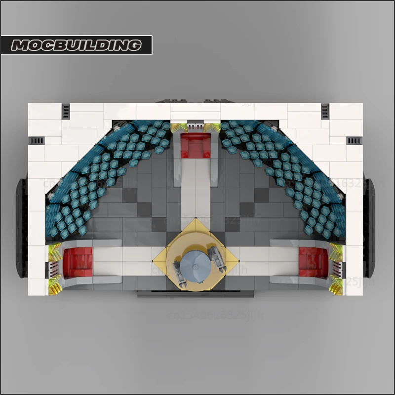 Space Movie Chamber Moc Building Blocks Room Diorama Model Technology Bricks DIY Assembly Sets Creative Display Toys Xmas Gifts