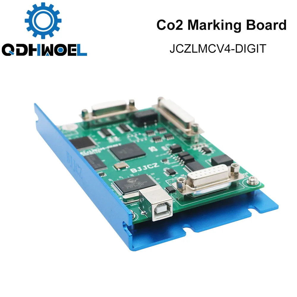 Imagem -05 - Qdhwoel Co2 Laser Marking Controller Jcz Lmcv4-digit Marking Board Bjjcz Ezcad para 10.6um Laser Tube rf Tube