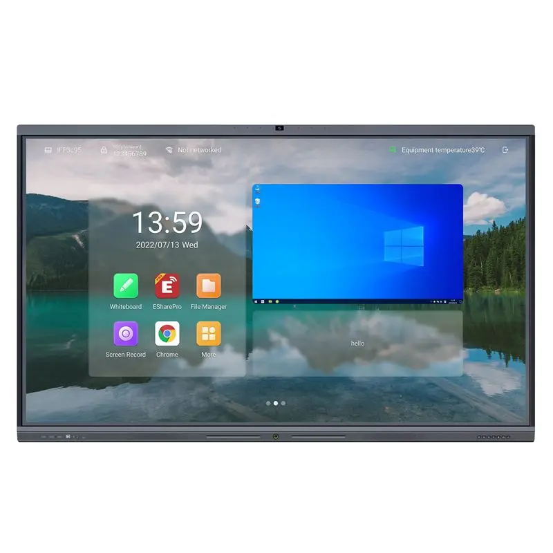 CUMEI Custom 4K LCD Interactive Flat Panel 65/75/85/100/110 Inch Infrared Touch Screen Display Digital Smart Board For Teaching