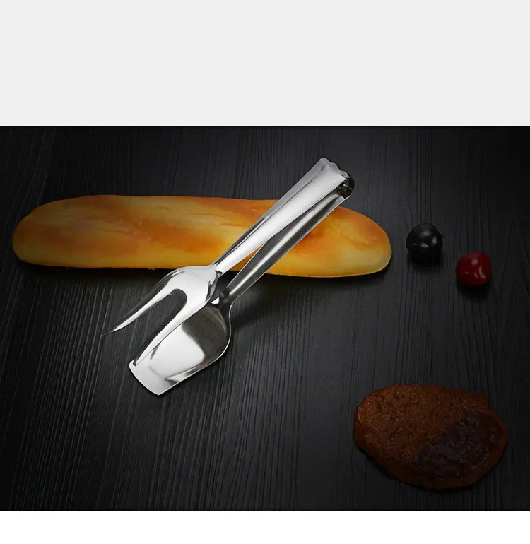 

Multifunctional Stainless Steel Barbecue Clip BBQ Tongs Bread Meat Vegetable Clamp Cooking Tools BBQ Tongs and Forks LB 087