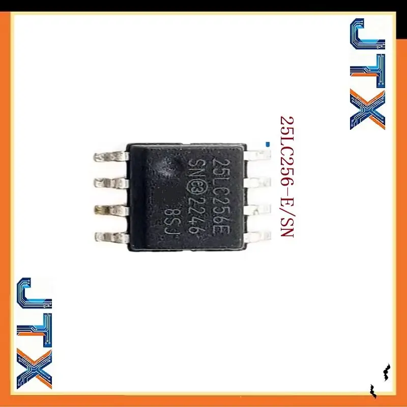 5PCS/LOT  25LC256 SOP-8 25LC256-E/SN 25LC256E