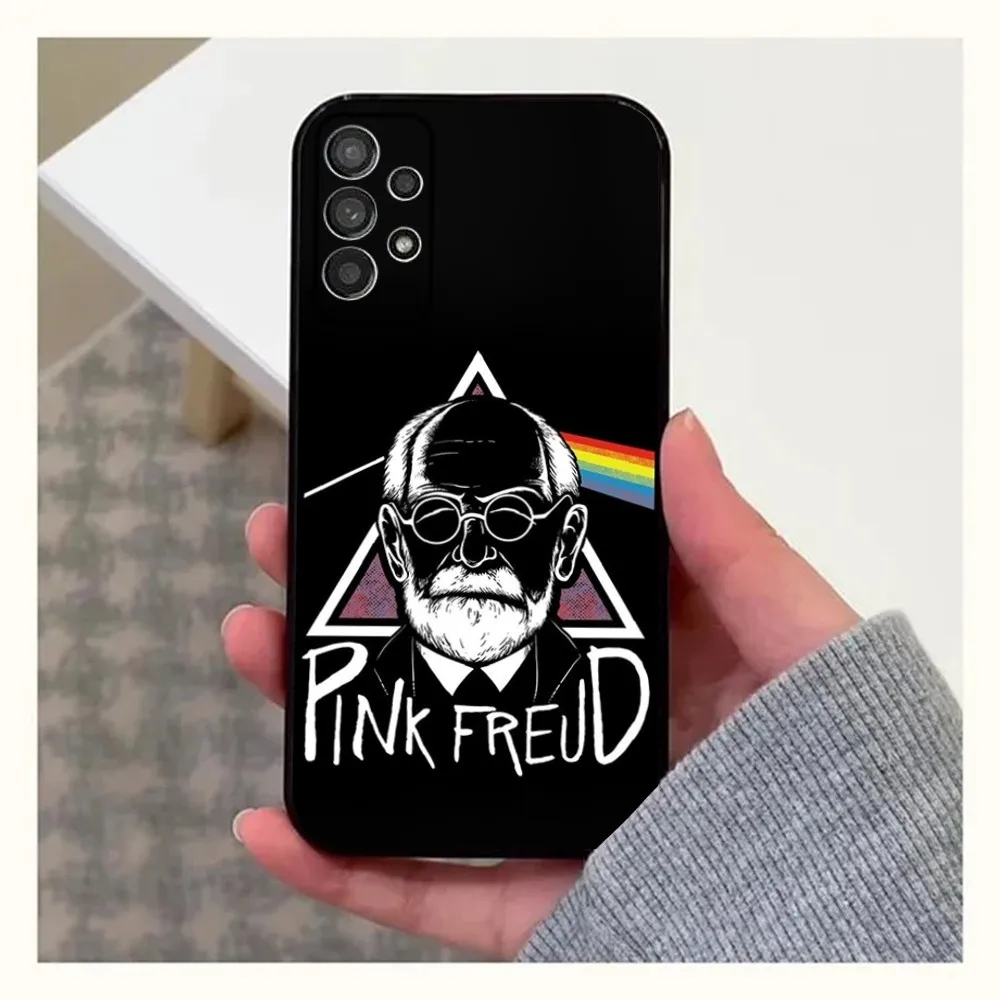 S-Sigmund psychoanalysis Freud Phone Case For Samsung Galaxy A13,A21s,A22,A31,A32,A52,A53,A71,A80,A91 Soft Black Cover