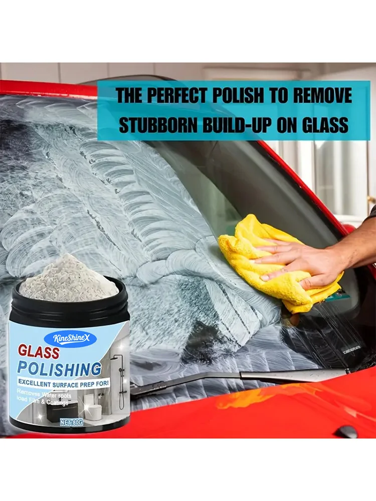 Advanced Glass Polishing Powder Professional Cleaning Agent For Glass Surface For Car Bathroom Windows Mirror Polishing Powder