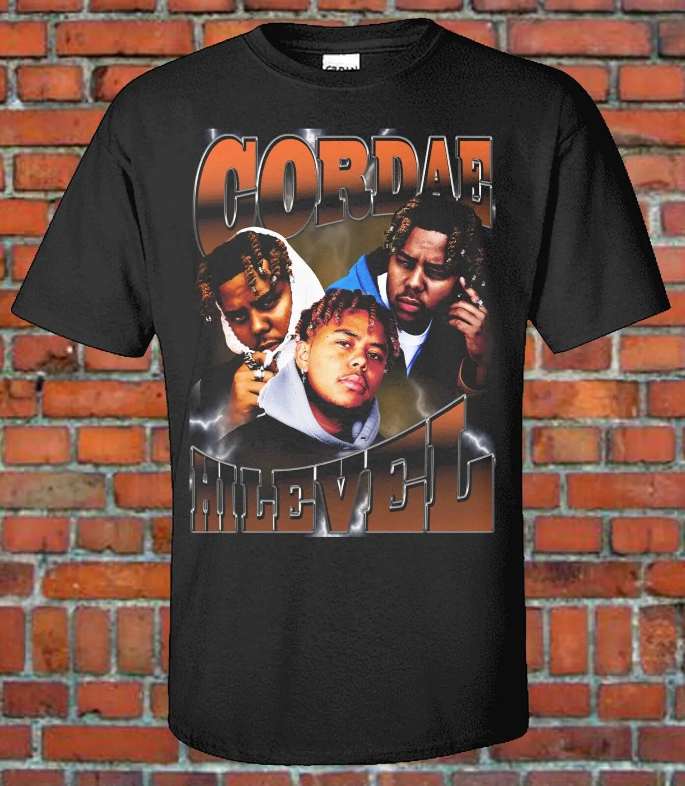 

CORDAE 90s Vintage Bootleg Style Rap Tee T shirt Hip Hop Music YBN Hi Level