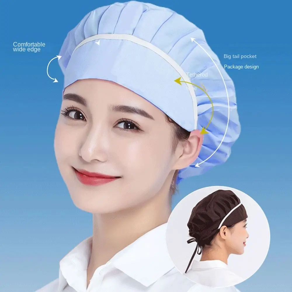 Cook Accessories Mesh Work Hat Smoke-proof Dust Breathable Chef Hat Work Wear Cooking Hygienic Cap Hotel Restaurants