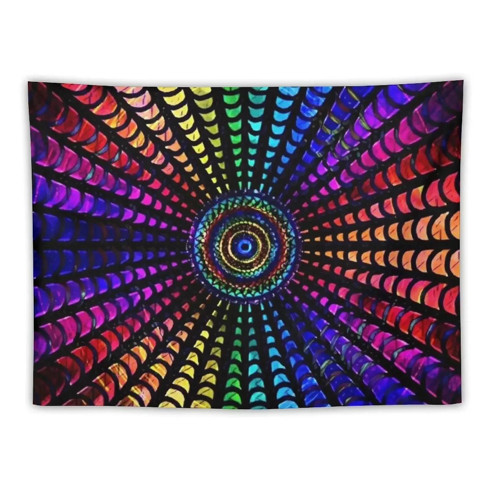 

Hypnotic Rainbow Tunnel Tapestry Home And Comfort Decor Christmas Decoration Room Decorations Aesthetics Tapestry