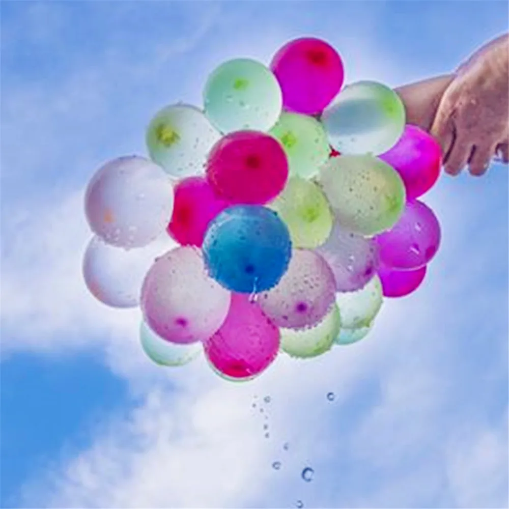 111 teile/beutel Wasserball ons Bündel gefüllt mit Wasser ballons Latex ballon Spielzeug ballons schnelle Injektion Sommers piel spielzeug