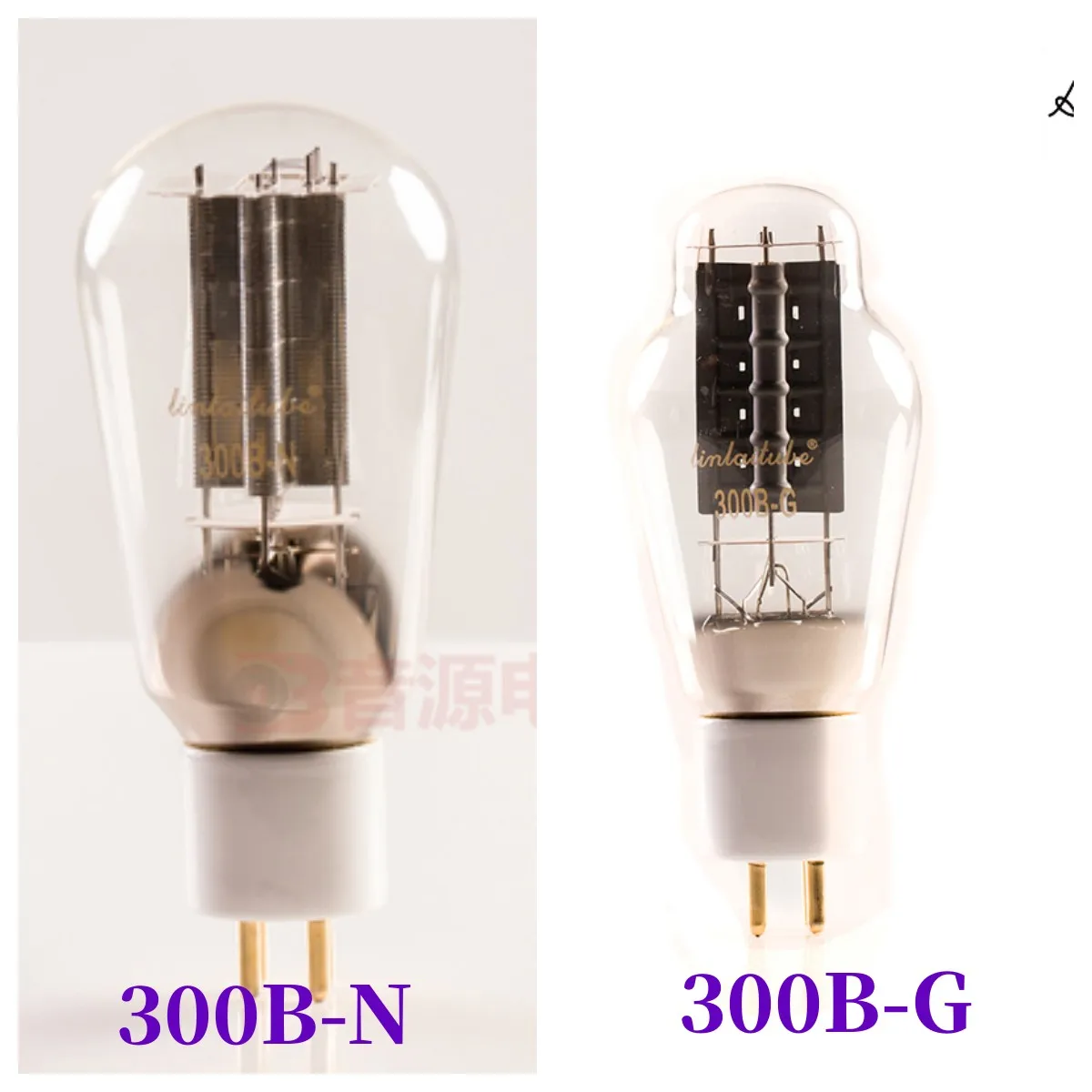 Linlai Tube 300B-N 300B-G Original Factory Matched Pair for Vacuum Tube Amplifier HIFI Amplifier Diy Audio Amp Accessories
