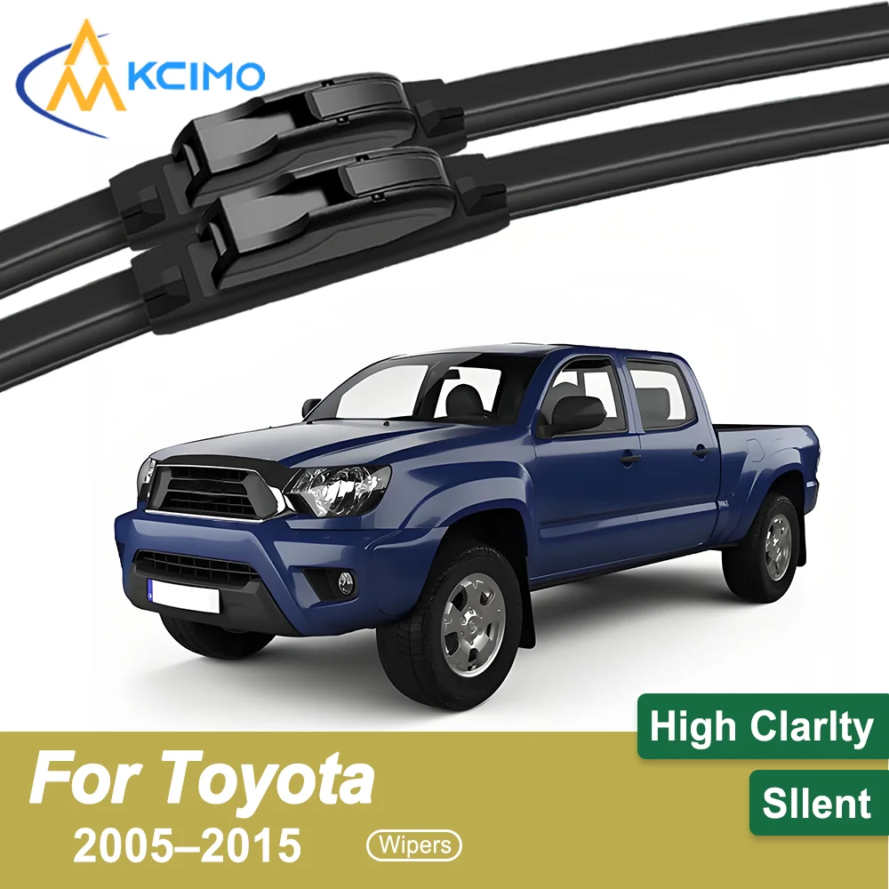 

Crystal Clear Driving 2PCS Windshield Wiper Blades for Toyota Tacoma N220 2005–2015 All-Weather Reliability Durable & Safe