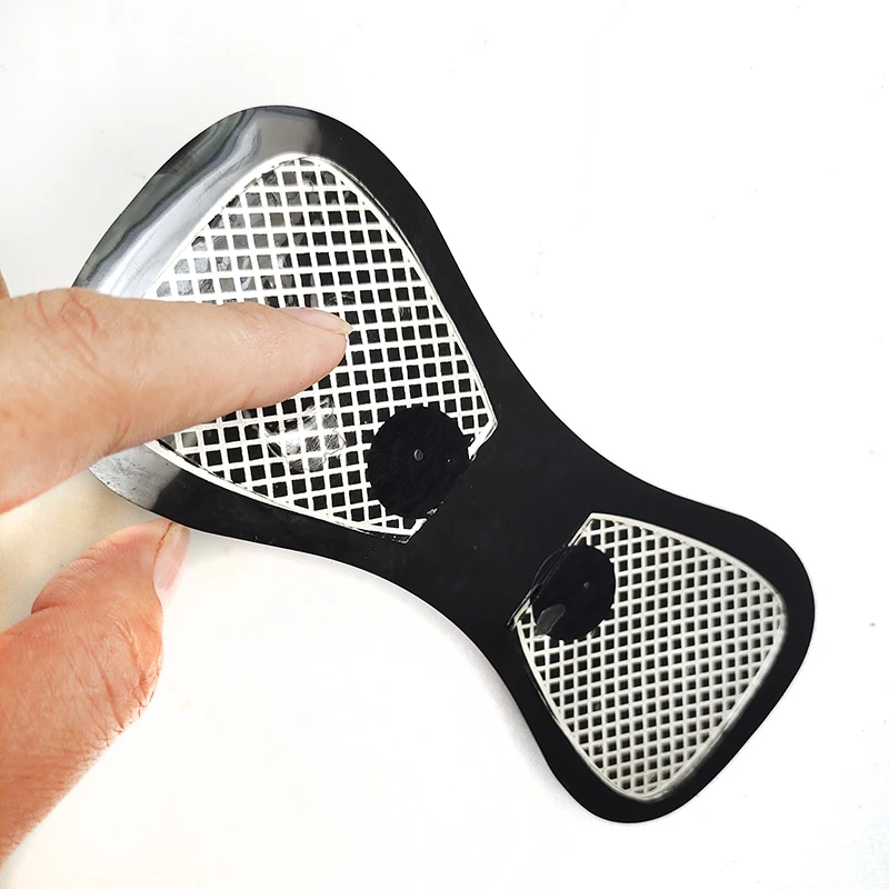 EMS เครื่องนวดคอไฟฟ้าแผ่นเจลชีพจรต่ำเทรนเนอร์เทรนเนอร์สิบแผ่นรองสะโพกสำหรับออกกำลังกายกระตุ้นกล้ามเนื้ออุปกรณ์ทดแทน