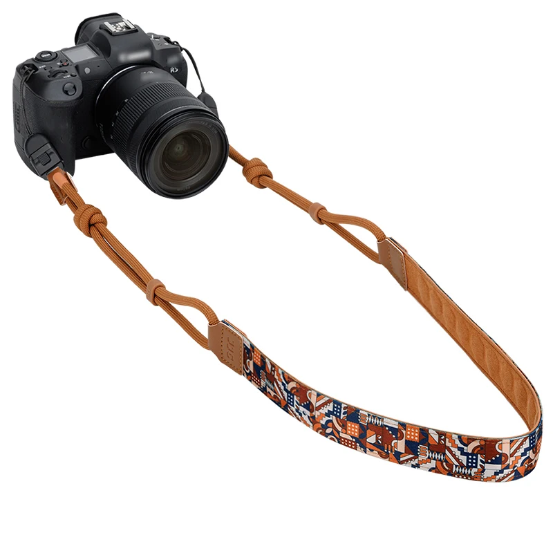 JJC Unique Colorful Camera Strap Neck Shoulder Crossbody Strap Quick Release For DSLR Mirrorless Canon Nikon Sony Fujifilm Ricoh