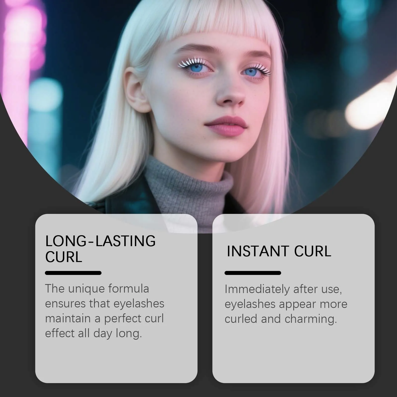 カーリングマスカラ ラッシュプライマー 防水 長持ち 簡単除去 目元 デイリーメイク 自然な外観 カール強化 汚れにくい