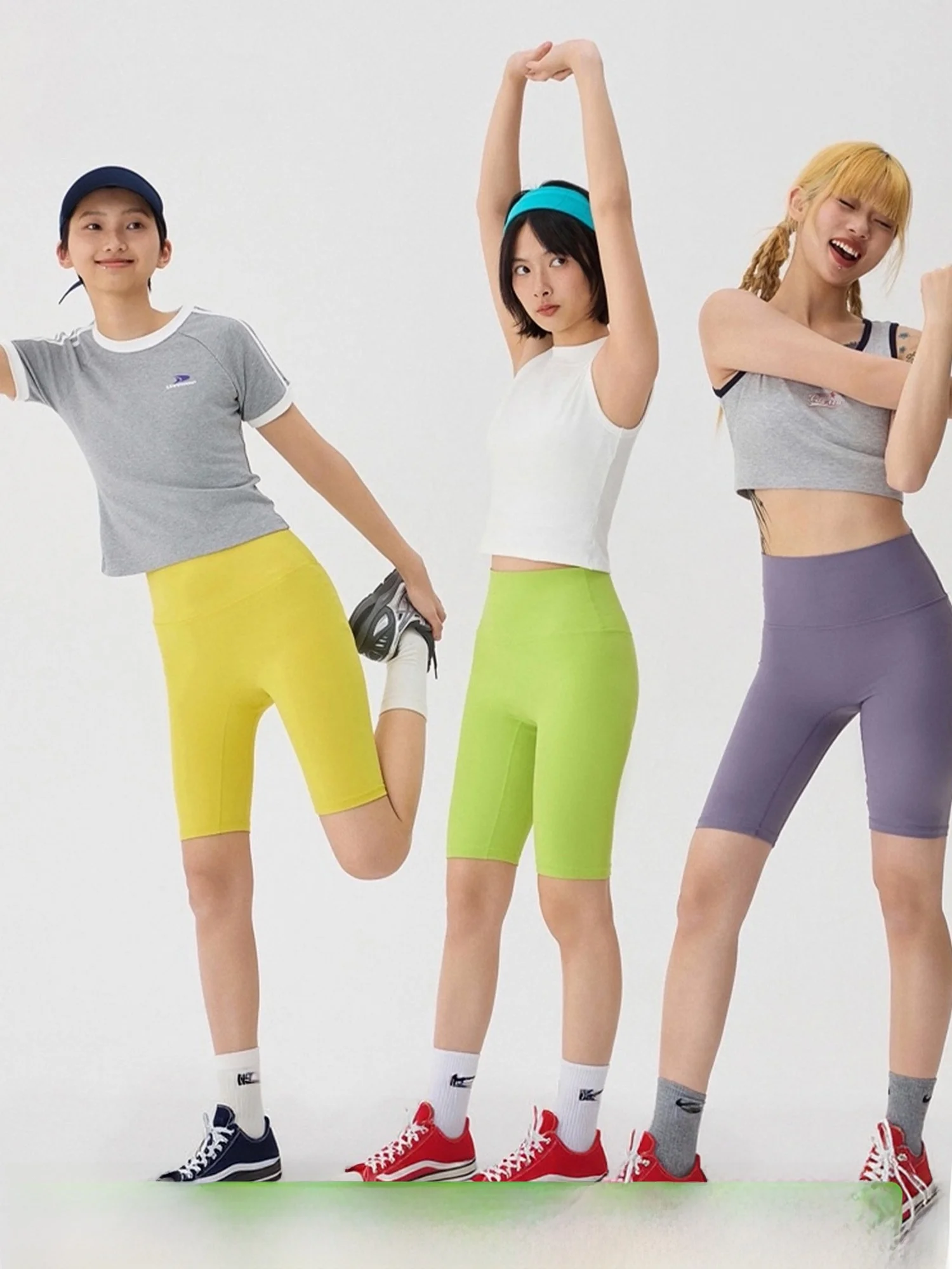 

Женские велосипедные шорты OWOX с высокой талией, длиной до колена, для йоги и фитнеса, базовый слой для велоспорта