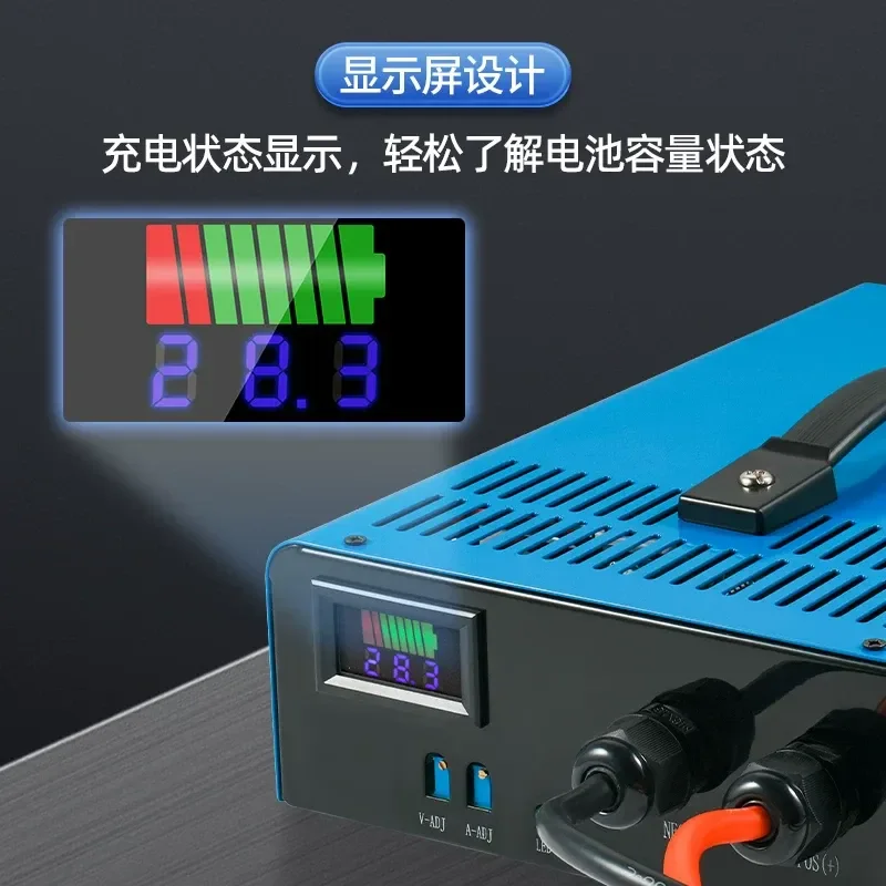 Suitable for High Power Fast Charger for 12V 24V 48V 72V Lithium Iron Phosphate Battery 2000W 3000W 400AH EV Solar Storage