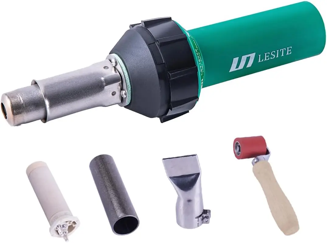 Plastic Welder Hot Air Gun Hand Tool Vinyl Welding Heat Gun Kit