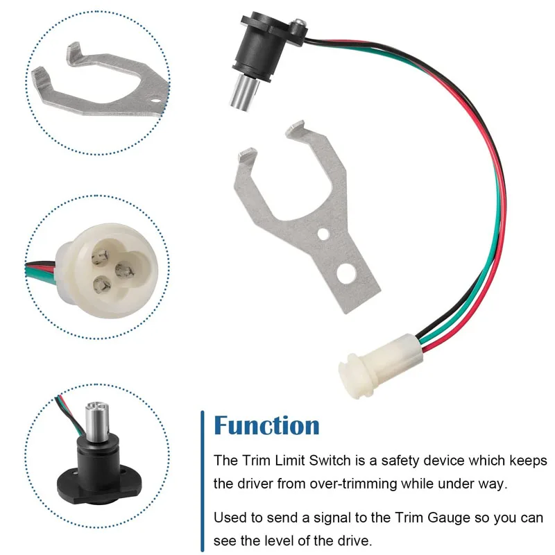 22314183 873531 22312137 Tilt Trim Sender Sensor Kit Potentiometer Fit for Volvo Penta SternDrives: AD/DP/SX/EF/by/LK/KAD/TAMD