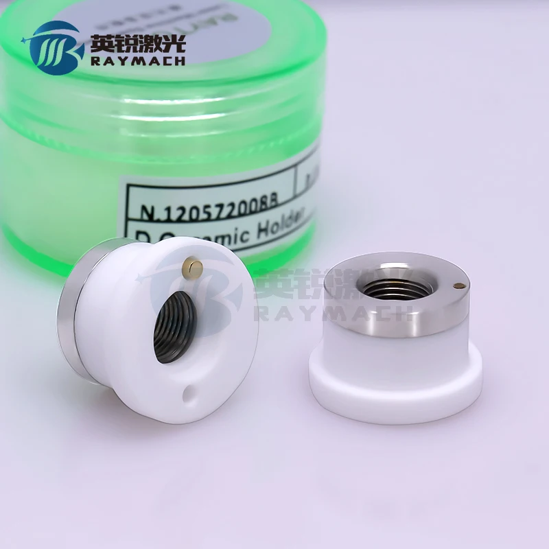 

Raymach Raytools BD04K 4KW Fiber Laser Spare Parts M8 Fiber Laser Cutting Machine using D19.5 M11 Laser Ceramic Holder Empower