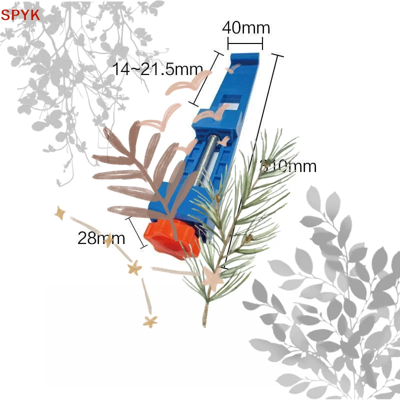 Serre-joints de positionnement pour scie circulaire ABS, bloqueur de coupe : 1 pièce, base réglable de haute qualité pour rail de guidage