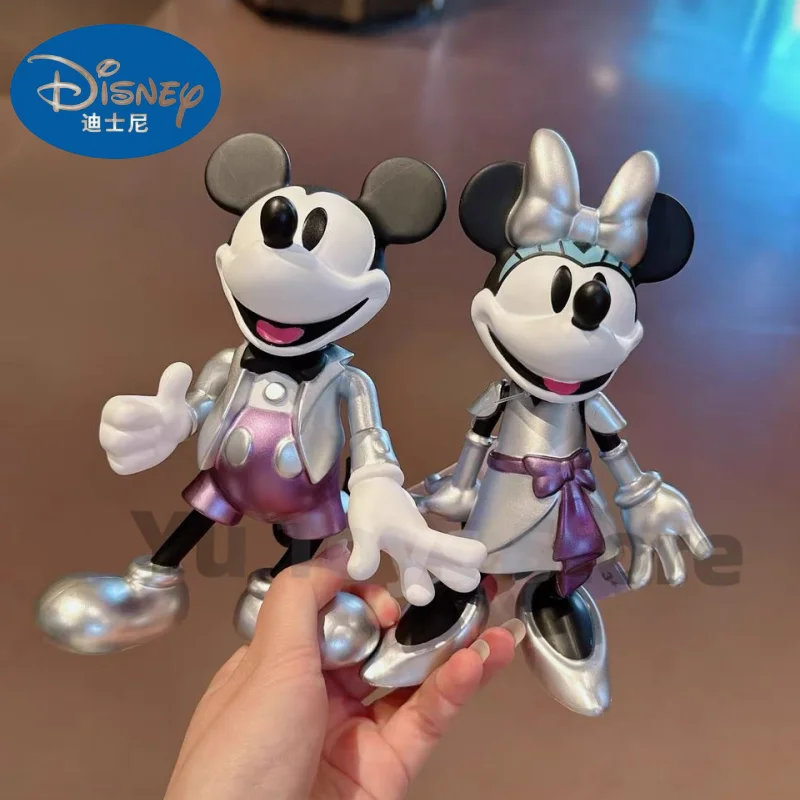 

Новинка 100, набор «Приключения» Disney, аниме фигурки Микки и друзья, набор для гаража, модель, декоративные Детские кавайные подарки, коллекция