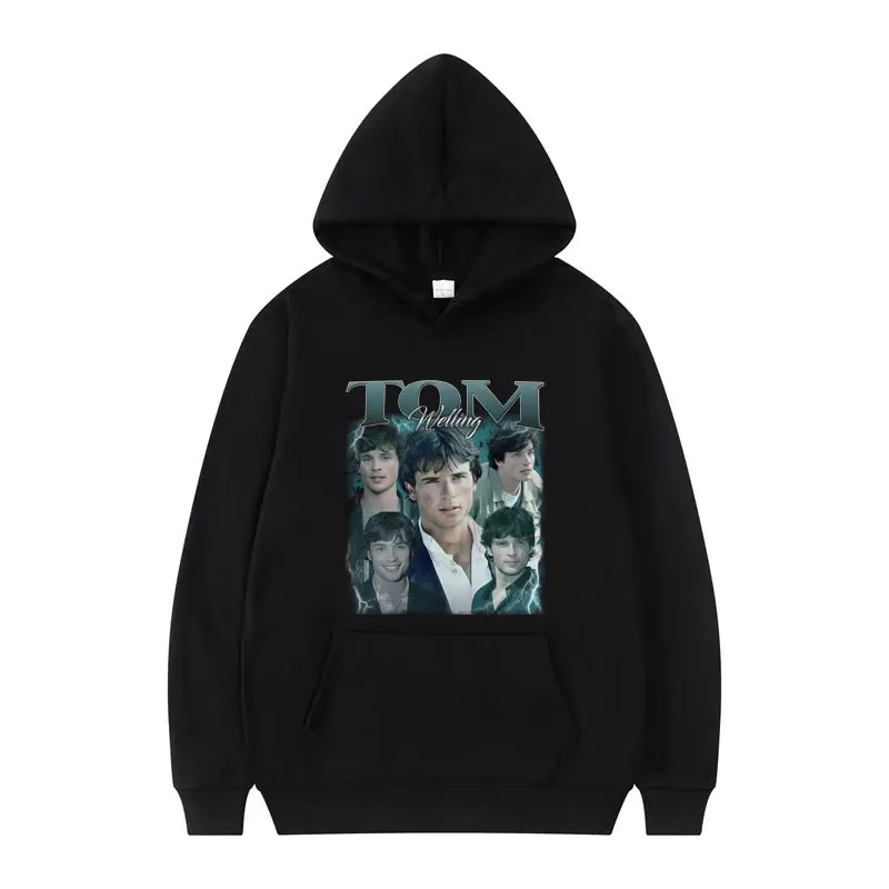 

Tom Welling Vintage 90s Graphic Hoodie Men Women Clothing Casual Long Sleeve Fleece Sweatshirts Harajuku Fashion Vintage Hoodies