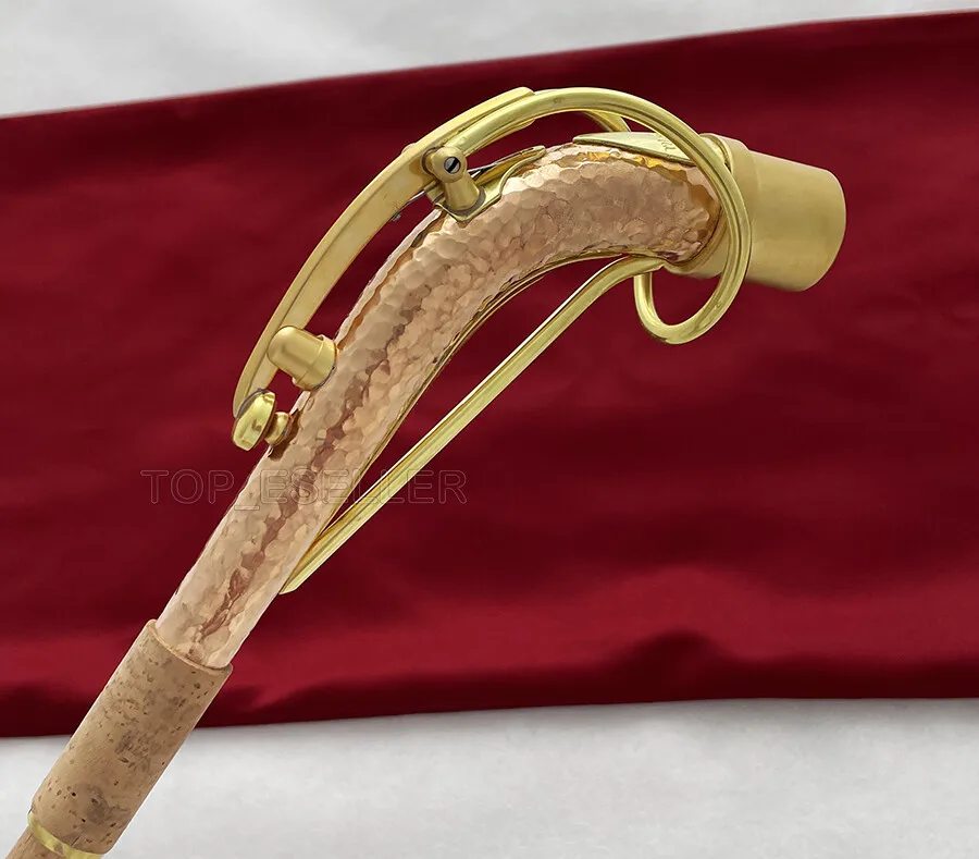 جودة اليد المطروق ألتو ساكسفون SAX الرقبة SBA الرقبة الفوسفور النحاس 24.5 مللي متر