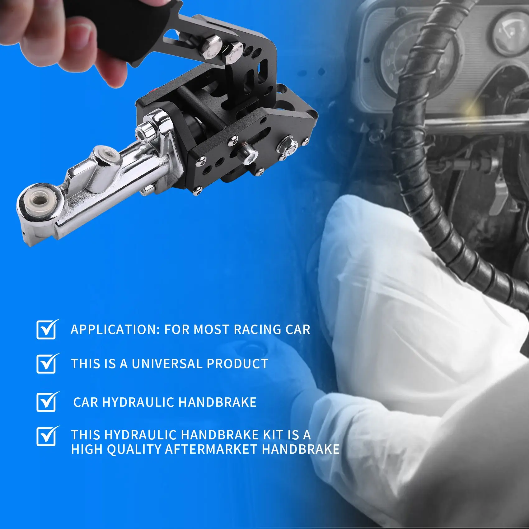 

Universal Car Hydraulic Handbrake Handbrake Drift Hand Brake-AT80