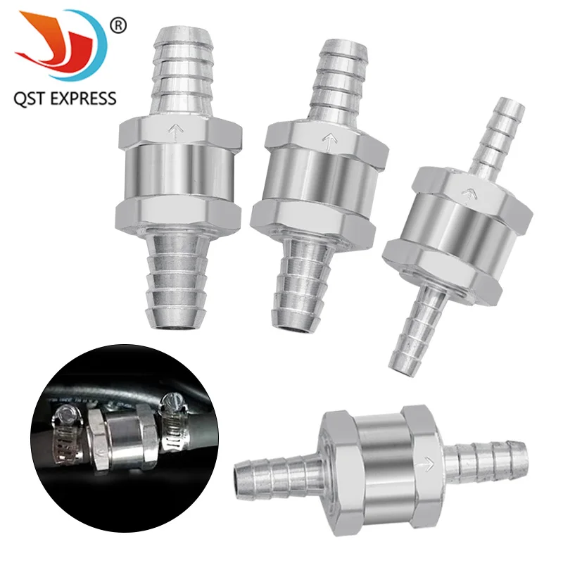 High Pressure Fuel Connector - One-way Check Valve 6-12mm for Gasoline and Diesel Fuel Pump