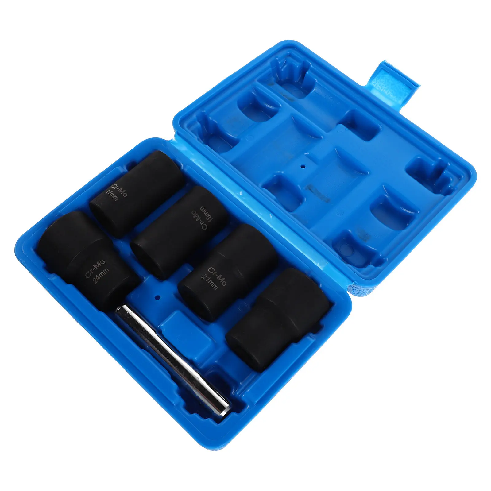 

1 Set Nut Extractor Socket Heavy Duty Bolt Remover For Stripped Lug Nut Removal Multi Size Anti Slip Wrench Auto Repair Tool Car