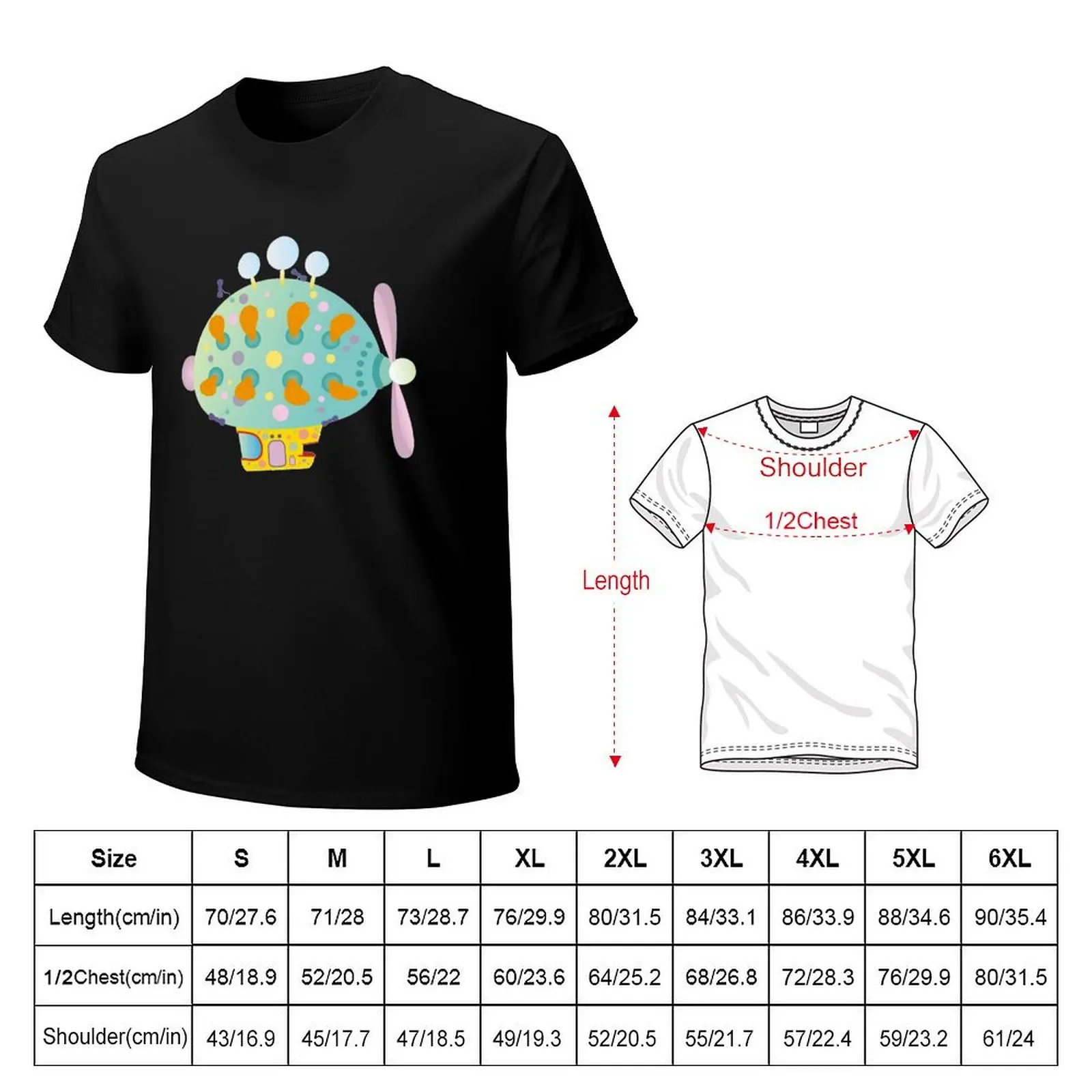 The Pinky ponk zeppelin In the night garden T-Shirt Fitness Quick Dry Short Sleeve Top