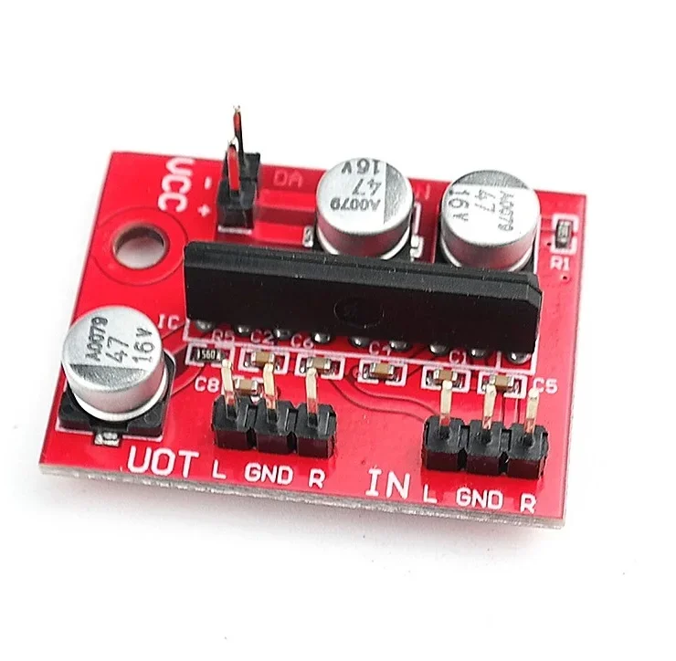 DC5-12V ALC Preamp Amplifier Mini Magnetic Tape Deck Head Pre-amplifier Board