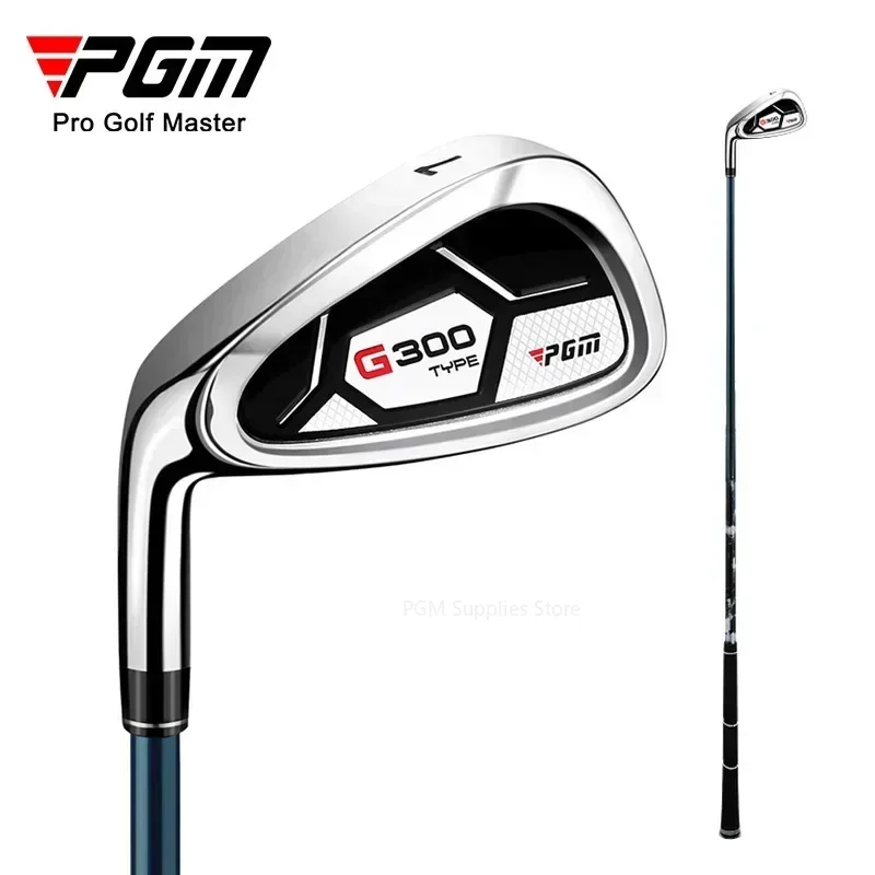 PGM 1pcs Men Golf 7# Iron Club Left Hand R/S Stainless Steel Carbon Training Clubs Black-blue TIG025