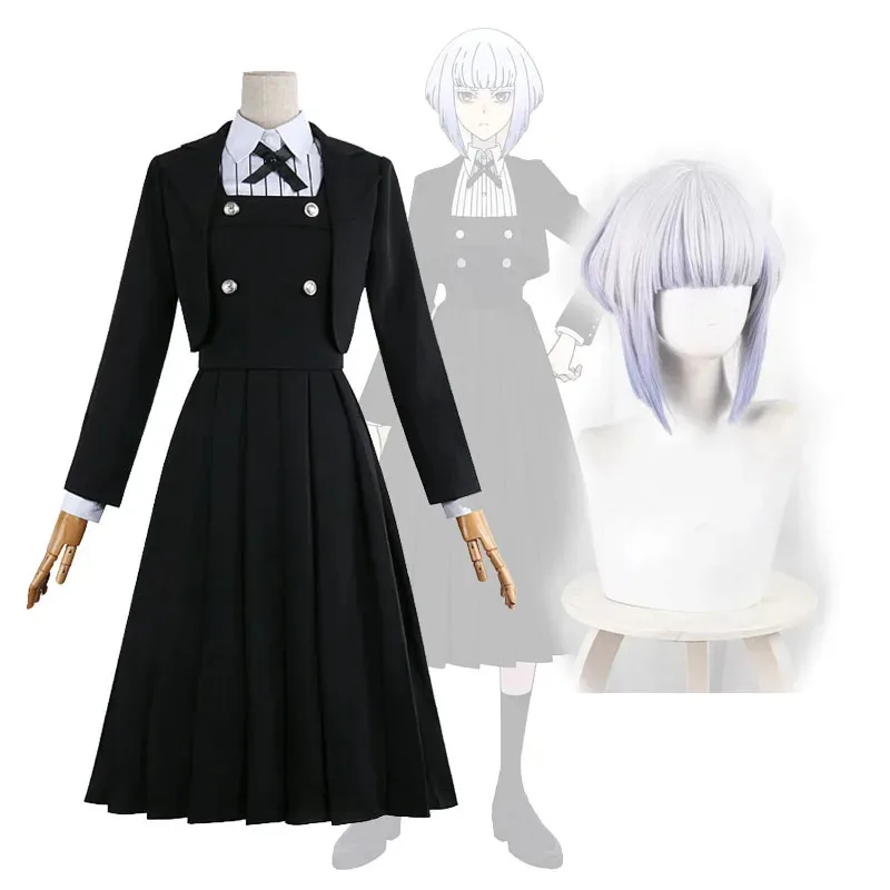 

Новинка 2025, костюм для косплея Shiraya Tamaki, парики Rock Is a Lady's Modesty, женская униформа JK, платье, костюмы аниме на Хэллоуин dt'99