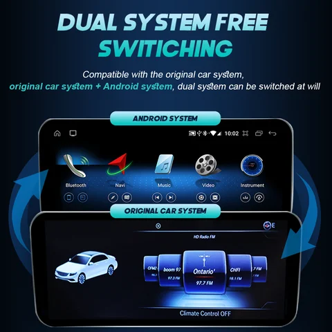 Android 14 Autoradio Carplay För Mercedes C-klass W204 Bil Multimediaspelare Skärm BT WIFI SIM Stereo GPS Navi 10 best sales Mercedes 204 - №7