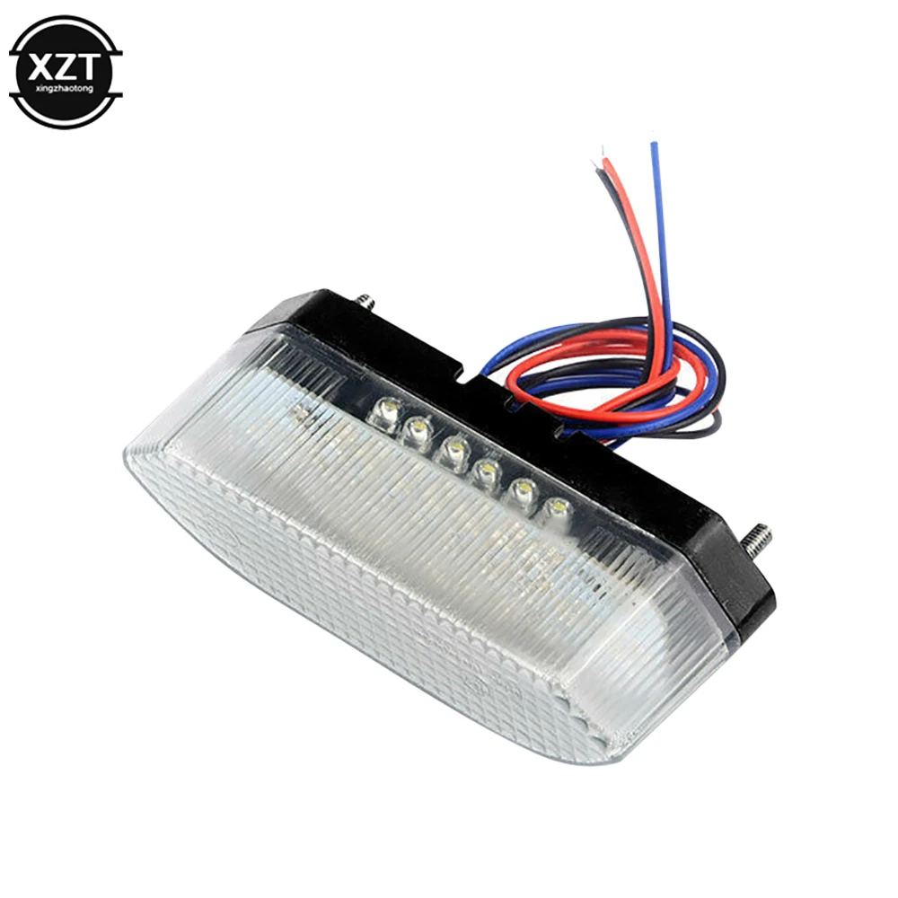1PCS 30LED Universal Motorcycle Bike Rear Tail Stop Red Light Brake Light Lamp Tail Light Rear Lamp For Dirt Bike ATV Taillight - Image 5
