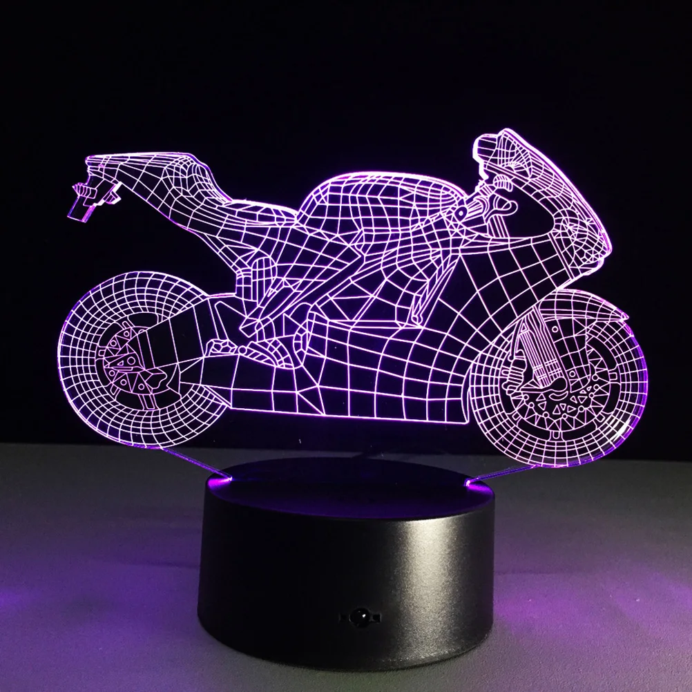 

7 Adjustable LED Illusion Lamp Touch Remote Control USB Powered Bedroom Living Room Bar Led Illusion Lamp Cafe Decor