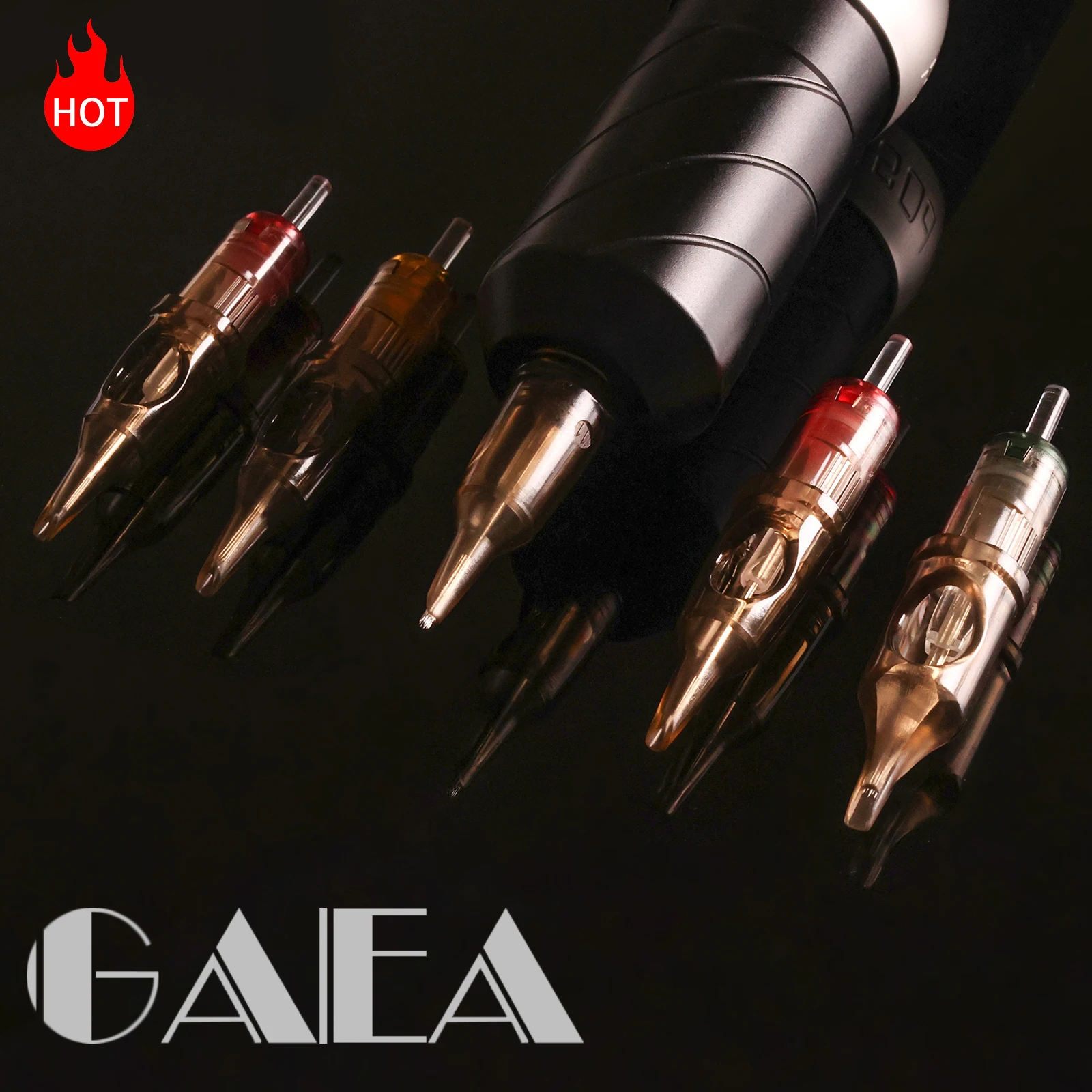 

GAEA 20 шт./кор. RL RM RS M1 картридж для татуировки игла-лайнер шейдер одноразовая стерилизованная безопасная игла для татуировки для тату-машины