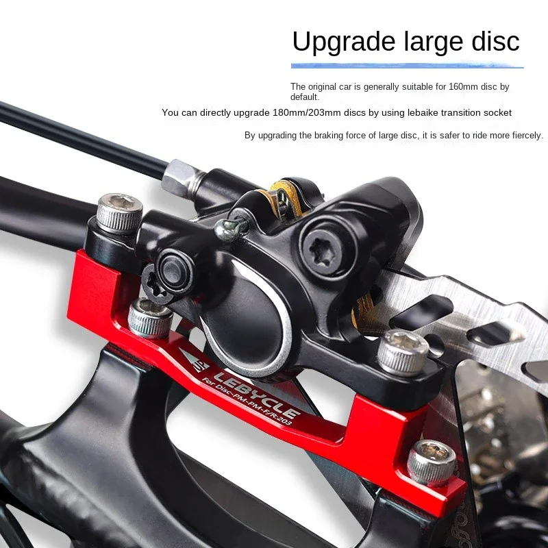 MTB Bike Disc Brake Rotors Front Rear 180mm 203mm Caliper Adapter Aluminium Alloy Post Mount Bicycle Accessorie Adaptor Tool