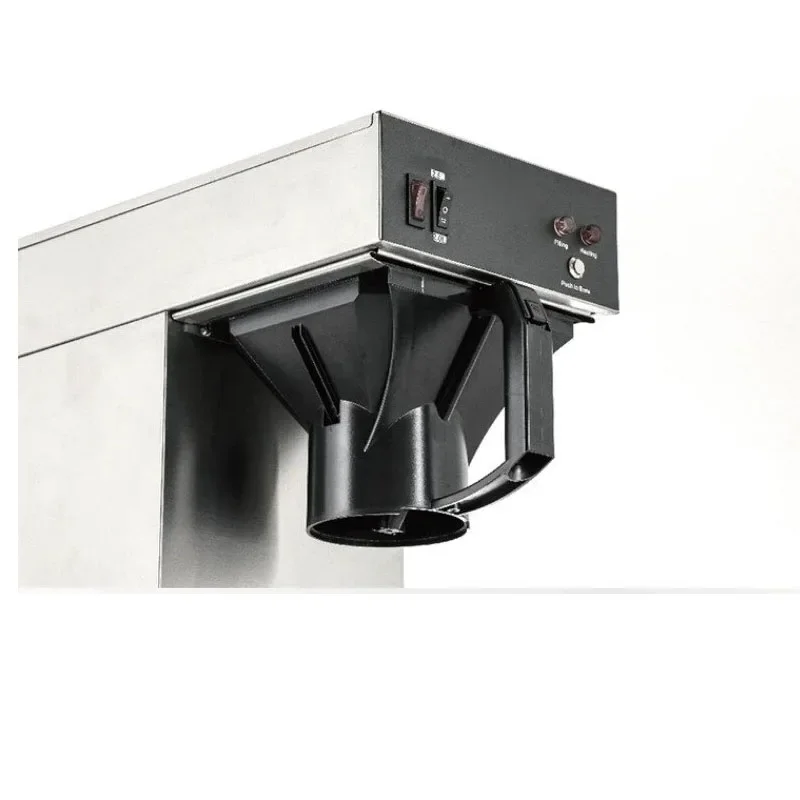Commercial Stainless Steel Drip Coffee Brewer Automatic Single Cup Coffee Maker Hot Water Dispensing Coffee Tea Brewing Machine