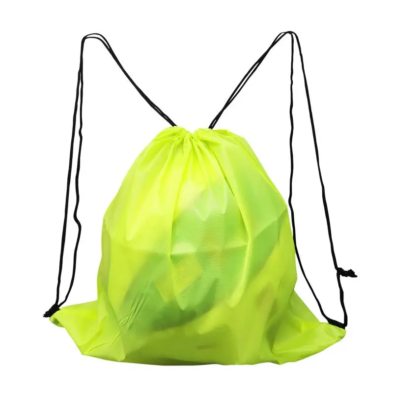 Drawstring Sports Bag Ball Backpack Basketball Football Training Shoes Bag Portable Light Weight Hiking Storage Convenient Bags