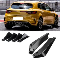 Voor Renault Megane 2 3 4 RS 200 300/Clio mk 3 4 5 Achterbumper Splitter Cover + diffuser Haaienvin Sticker Auto Accessoires
