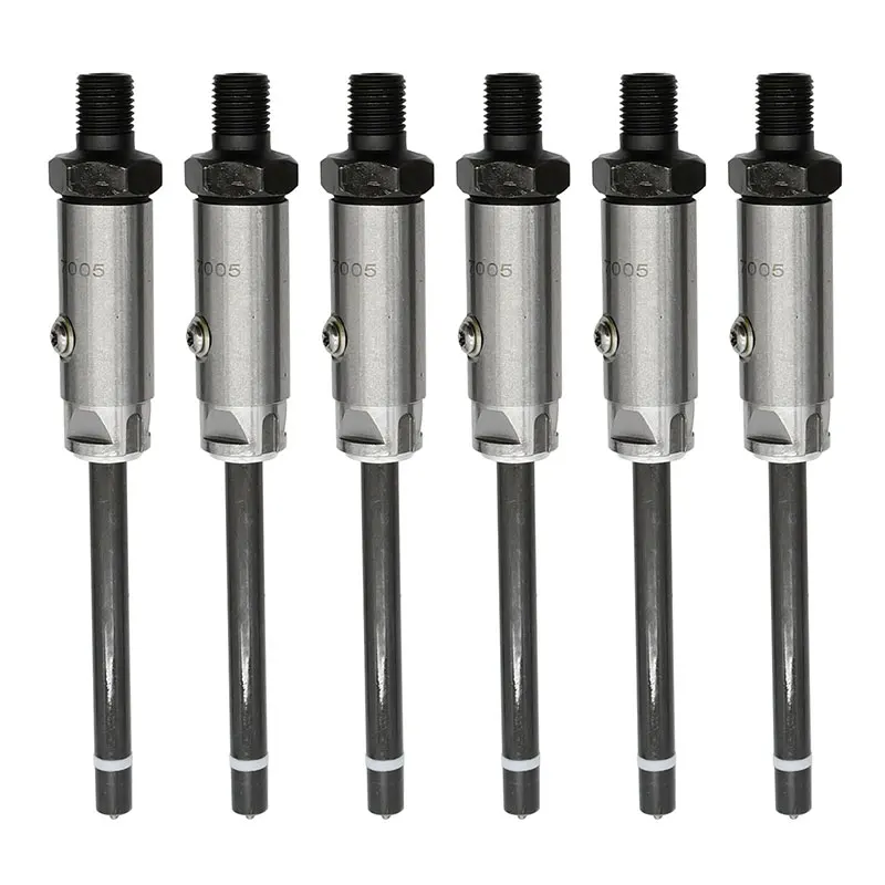 8N7005 6PCS Diesel Fuel Injector 8N7001 0R3418 Compatible with Caterpillar Engine 3304 3306