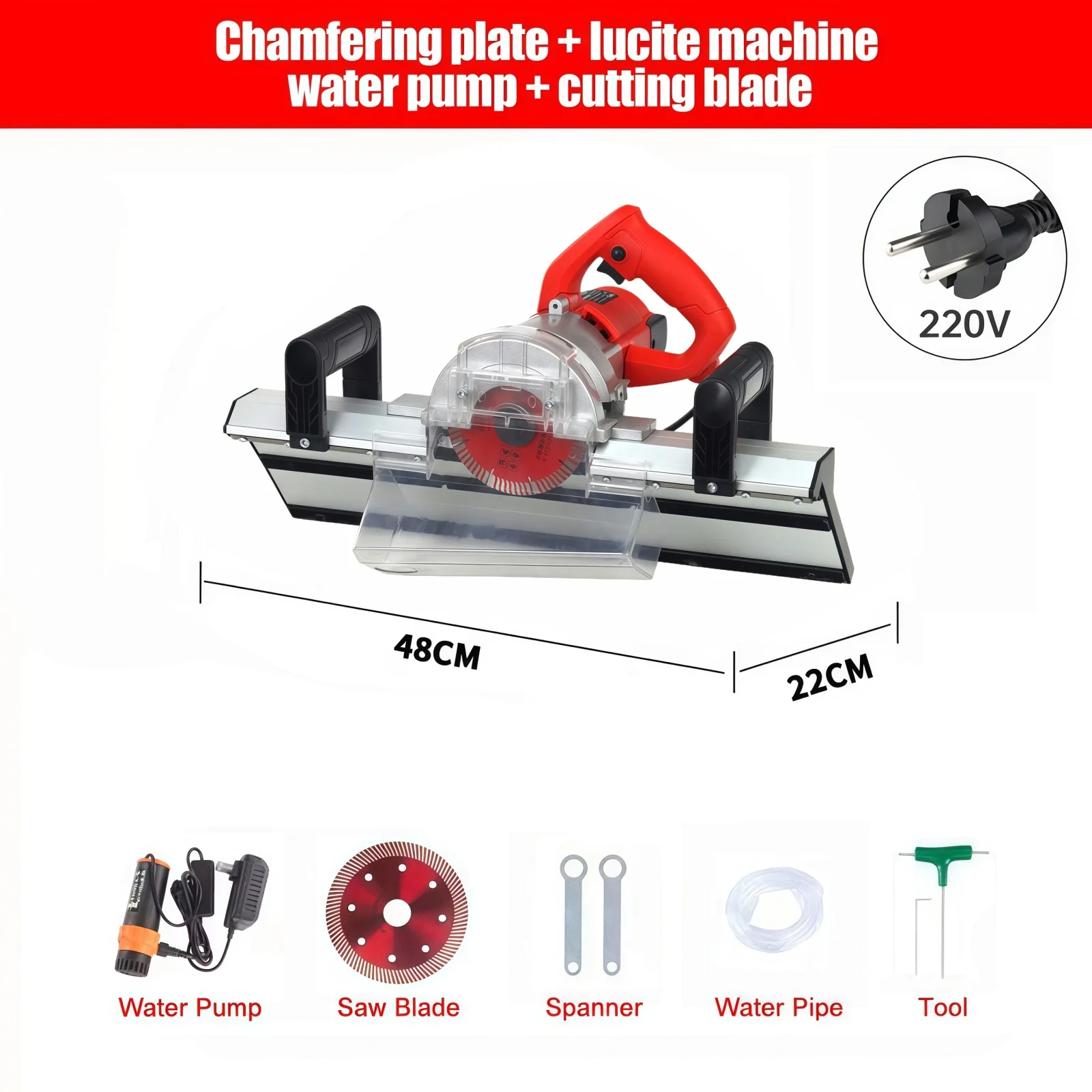 Multifunctionele 45 graden tegelafschuinmachine Hoge precisie tegelsnijgereedschap stofvrij Afschuinsnijtegel glassnijder tegel gereedschap gereedschap tools professional tegel gereedschappen