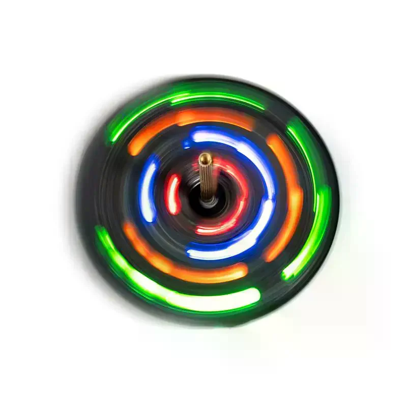 Zestaw DIY Żyroskop LED z Efektem Rotacji, Migające Światła, Płytka Obwodu do Ćwiczeń Lutowania, Zestaw Elektroniczny dla Początkujących do Nauki Lutowania