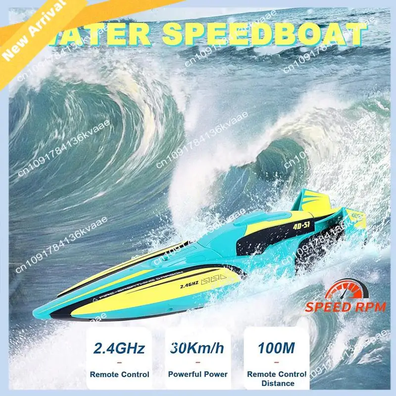 M01K S1 2.4G High-Speed Remote Control Speedboat 30Km/H Waterproof Electric Remote Control Double Propoler